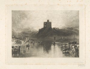 Château de Norham, sur la rivière Tweed - Charles Turner