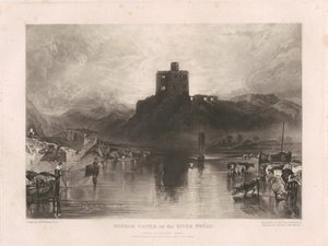 Le château de Norham, au bord de la Tweed - Charles Turner