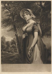 La très honorable Lady Louisa Manners en costume paysan - Charles Turner
