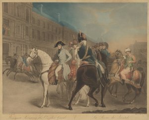 Bonaparte passant en revue la Garde Consulaire (La Revue du Quintidi)