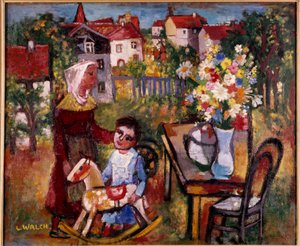 Bouquet dans le village