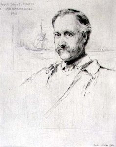 Sir Frank Short (1857-1945) peintre et graveur, Maître de la Guilde des Artisans en 1901
