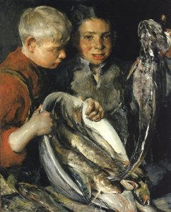 Enfants pêcheurs, ca. 1902 - Charles Webster Hawthorne