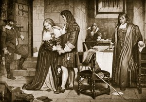 La séparation de Lord et Lady Russell, 1683 - Charles West Cope