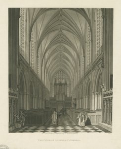 Intérieur de la cathédrale de Lichfield - Chœur - Charles Wild