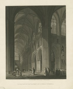 Intérieur de la cathédrale de Lichfield - Nef - Charles Wild