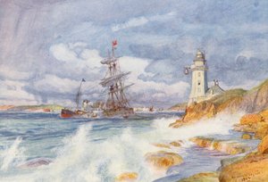 Entrée du port de Falmouth - Charles William Wyllie