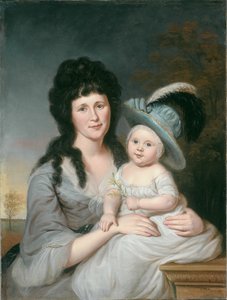 Mme John Nicholson Hannah Duncan et John Nicholson, Jr., 1790