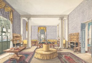 Conception pour intérieur, vers 1830