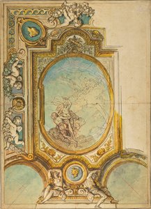 Études pour une décoration de plafond avec l