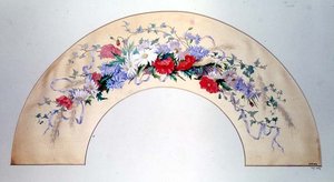 Conception pour un éventail - Charlotte James