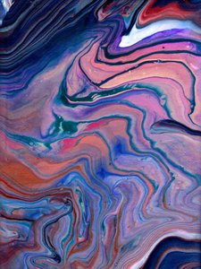 Acrylic Pouring, 2020 - Charlotte Orr