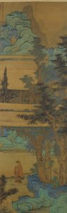 Paysage dans le style bleu et vert - Chen Hongshou