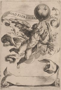 Génie avec les armoiries des Médicis