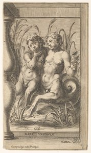 Deux tritons s
