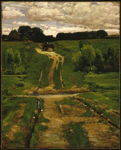Un chemin de campagne - Childe Frederick Hassam