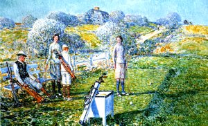 Une partie de golf