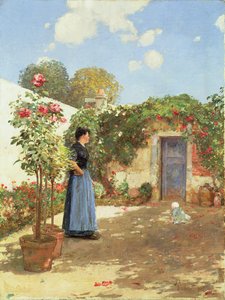 Un matin ensoleillé, Villiers-le-Bel - Childe Frederick Hassam