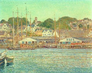 Port de Gloucester - Childe Frederick Hassam