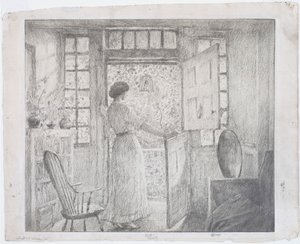La Porte Hollandaise - Childe Frederick Hassam