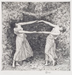 La danse du laurier - Childe Frederick Hassam