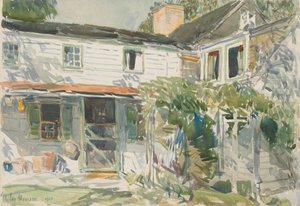 Arrière de la vieille maison - Childe Hassam