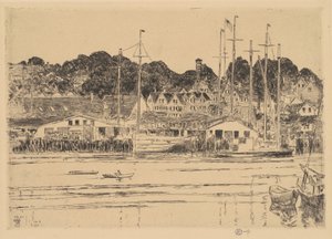 Port intérieur, Gloucester - Childe Hassam