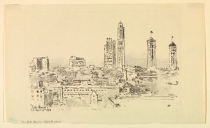 Skyline de New York – Bâtiments lumineux