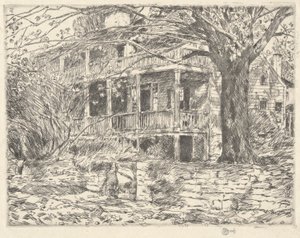 Vieille maison, Cos Cob, 1915 - Childe Hassam