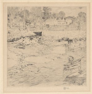 Vieille dentelle - Childe Hassam