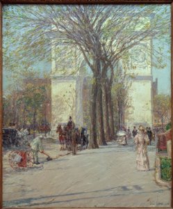 Arc de Washington, printemps - Childe Hassam