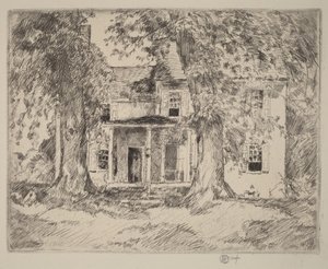 Quartier général de Washington près de Valley Forge - Childe Hassam