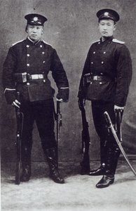 Soldats du gouvernement à Tianjin