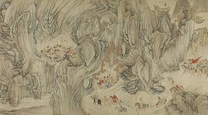 Une chasse dans les montagnes du ciel, fin de la dynastie Ming-début de la dynastie Qing