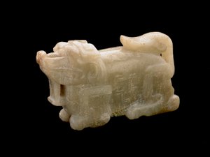 Animal allongé, 1700-1800 - Chinese School