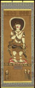 Avalokitesvara, le Bouddha de la Compassion des grottes de Mogao, province de Gansu, Chine - Chinese School
