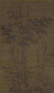 Bambou et moineaux, dynastie Yuan ou Ming, fin 14e siècle