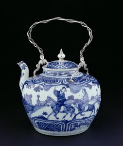 Théière chinoise avec poignée européenne, Période Transition, c.1640