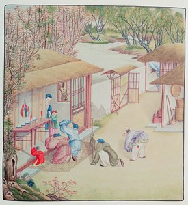 Scène de dévotion