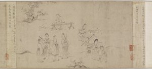 Illustrations du septième mois des Odes de Bin, dynastie Song ou Yuan, milieu 13e-milieu 14e siècle