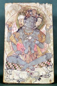 Shiva de Dandan-Uiliq, Khotan, c.500-527 av. J.-C.