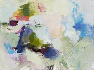 Composition abstraite, 2020 (huile sur toile) - Ching Fun Tso
