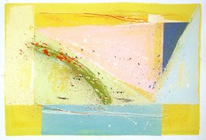 Eté I, 2000 ( gouache sur papier aquarelle) - Ching Fun Tso