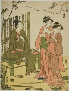 Le quatrième mois (Shigatsu), de la série "Les douze mois (Juni toki)"