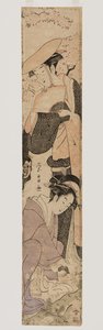 (impression sur bois en couleur) - Chokosai Eisho