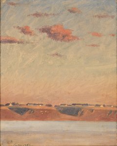 Le fjord de Lim au Jutland. Étude - Christen Dalsgaard