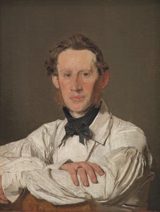 Portrait du peintre animalier Christian Holm - Christen Købke