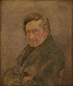 Portrait du peintre animalier C.D. Gebauer