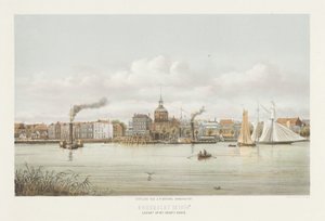 Vue de la Groothoofdspoort à Dordrecht