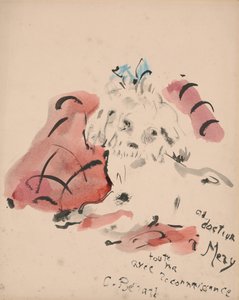 Petit chien (recto) (pastel à l